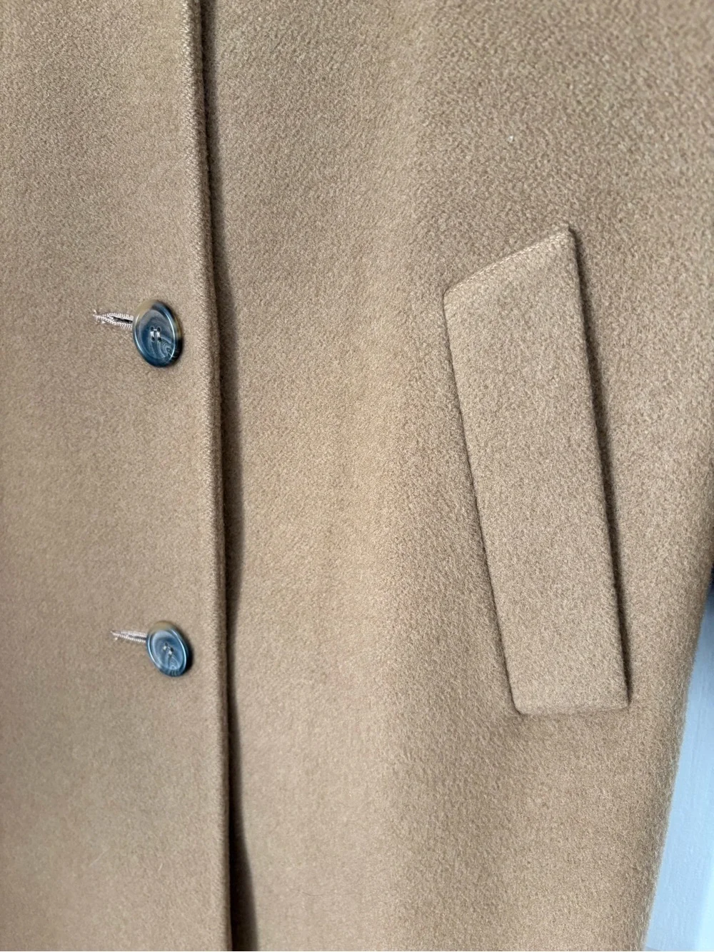 Vintage 90’s Jones New York Camel Brown 100% Wool Coat, L 🤎